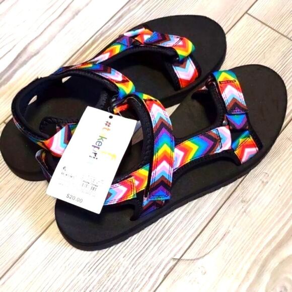 (40-2975) 🔥3/$20🔥  Pride Outdoor Unisex Sandals Size 11 M - 13 W - Picture 5 of 9